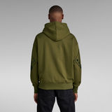 G-STAR Outlet Sleeve Graphics Oversized Hoodie Green
