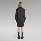 G-STAR Outlet Button Up Sweat Dress Black
