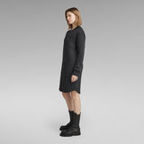G-STAR Outlet Button Up Sweat Dress Black