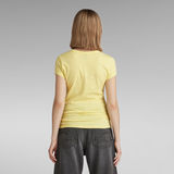 G-STAR Outlet Slim Chest Print T-Shirt Yellow