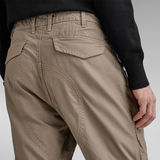 G-STAR Outlet Long Pocket Zip Relaxed Tapered Cargo Pants Brown