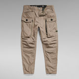 G-STAR Outlet Long Pocket Zip Relaxed Tapered Cargo Pants Brown