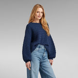G-STAR Outlet Jersey Chunky Loose Boat Azul intermedio