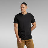 G-STAR Outlet Camiseta Essential Pique Negro