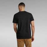 G-STAR Outlet Camiseta Essential Pique Negro
