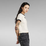 G-STAR Outlet Ringer Baby Brother Logo Top Beige