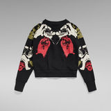 G-STAR Outlet Lookbook Print Sweater Black