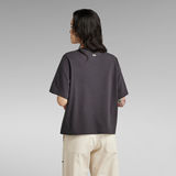 G-STAR Outlet Lookbook Print Boxy Top Grey