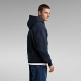 G-STAR Outlet Essential Unisex Loose Hoodie Dark blue