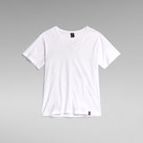 G-STAR Outlet Essential Loose Deep V-Neck T-Shirt White