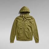 G-STAR Outlet Premium Core Hooded Zip Sweater Green