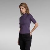 G-STAR Outlet T-Shirt Cycling Ultra Slim Cropped Morado
