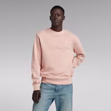 G-STAR Outlet Overdyed Regular Sweater Pink