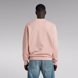 G-STAR Outlet Overdyed Regular Sweater Pink