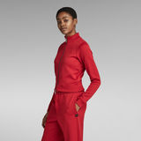 G-STAR Outlet Track Jacket Slim Sweater Red