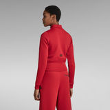 G-STAR Outlet Track Jacket Slim Sweater Red