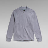 G-STAR Outlet Camiseta Jirgi Half Zip Tweeter Slim Gris
