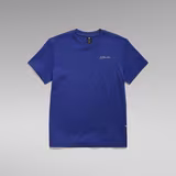 G-STAR Outlet Multi Graphic T-Shirt Medium blue