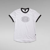 G-STAR Outlet Lash Graphic Ringer T-Shirt White