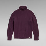 G-STAR Outlet Jersey Essential Turtleneck Morado