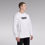 G-STAR Outlet Eighty Nine Graphic Loose T-Shirt White