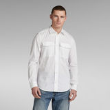 G-STAR Outlet Tux Marine Slim Shirt White