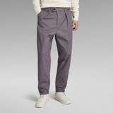 G-STAR Outlet Unisex Pleated Chino Relaxed Grey