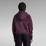 G-STAR Outlet Sudadera Premium Core 2.0 Hooded Morado