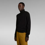G-STAR Outlet Jersey Structure Turtle Knitted Negro