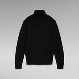 G-STAR Outlet Jersey Structure Turtle Knitted Negro