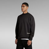 G-STAR Outlet Mock Neck Loose T-shirt Black