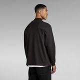 G-STAR Outlet Mock Neck Loose T-shirt Black