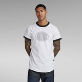 G-STAR Outlet Lash Graphic Ringer T-Shirt White