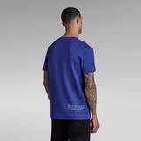 G-STAR Outlet Multi Graphic T-Shirt Medium blue