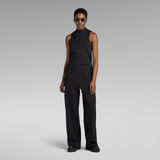 G-STAR Outlet Open Back Jumpsuit Black