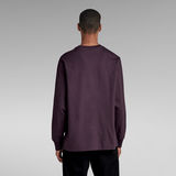G-STAR Outlet Essential Loose T-Shirt Purple