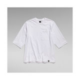 G-STAR Outlet Essential Loose 3\4 Sleeve T-Shirt White