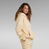 G-STAR Outlet Unisex Core Loose Hoodie Beige