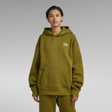 G-STAR Outlet Unisex Core Loose Hoodie Green