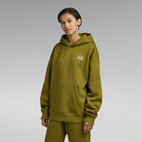 G-STAR Outlet Unisex Core Loose Hoodie Green