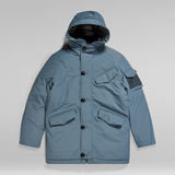 G-STAR Outlet Vodan Padded Hooded Parka Grey