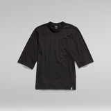 G-STAR Outlet Essential Loose 3\4 Sleeve T-Shirt Black
