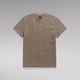 G-STAR Outlet Camiseta Essential Pique Marrón