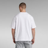 G-STAR Outlet Autograph Boxy Oversized T-Shirt White