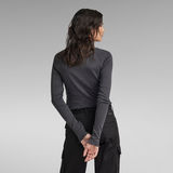 G-STAR Outlet Cropped Baby Sister Raglan Top Grey