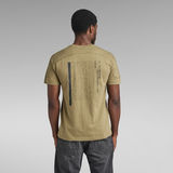 G-STAR Outlet Korpaz Text T-Shirt Green