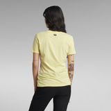 G-STAR Outlet Anglaise Graphic RAW Top Yellow