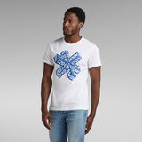 G-STAR Outlet Graphic STM 3 T-Shirt White