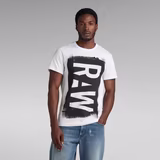 G-STAR Outlet Graphic STM 4 T-Shirt White