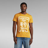 G-STAR Outlet Graphic STM 5 T-Shirt Yellow